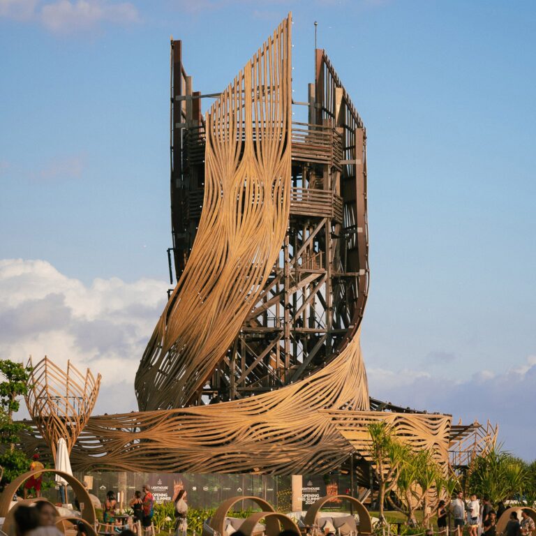 arthur mamou mani tri hita karana tower bali indonesia installation ai art dezeen 1704 col sq