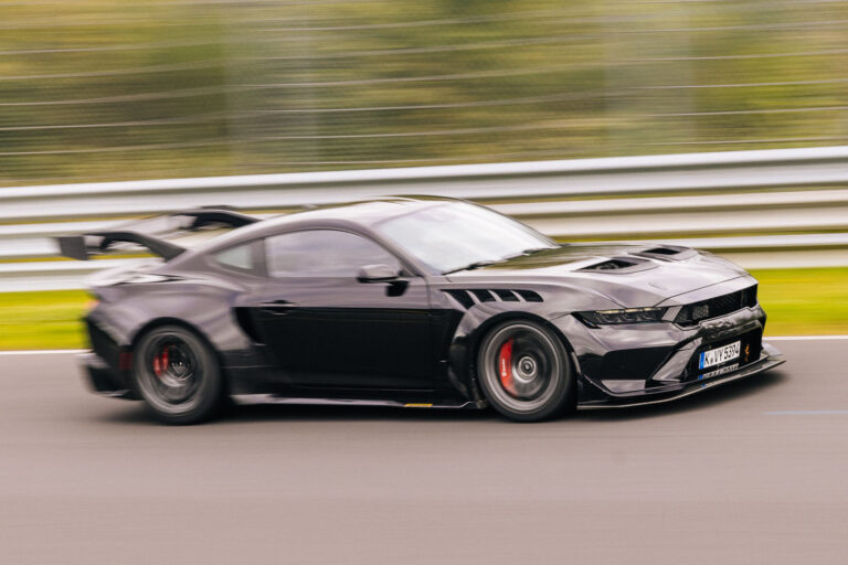 ford mustang gtd nurburgring front quarter