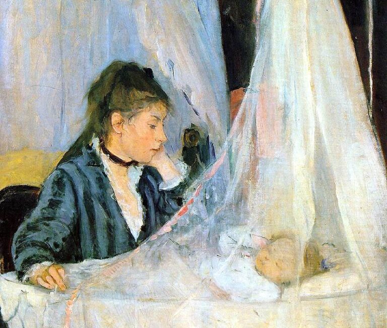 berthe morisot le berceau the cradle 1872