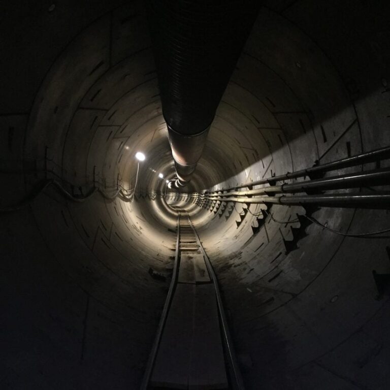 boring company elon musk tunnel dezeen sq 852x852