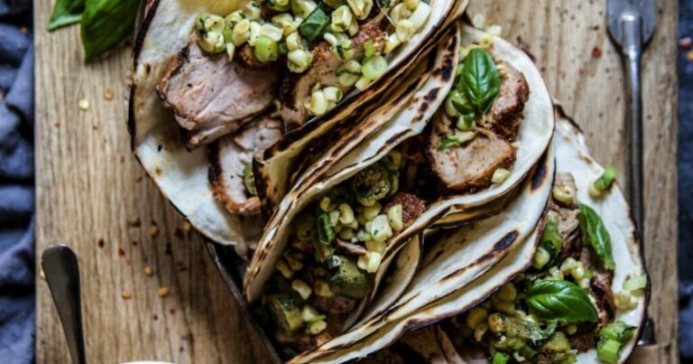 grilled pork tenderloin tacos