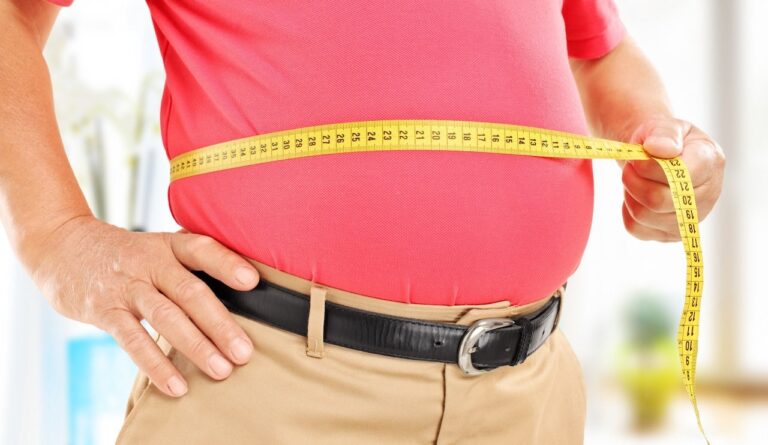 man waist circumference
